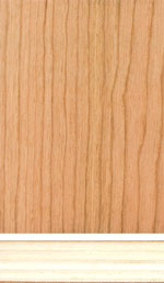 Holzmuster: Pappel Multiplexplatte mit Messerdeck