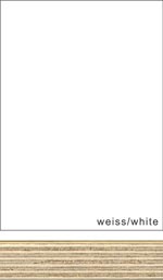 Holzmuster: Birke Sperrholz melaminbeschichtet weiß