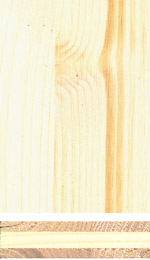 Holzmuster: Fichte 3-Schichtplatte