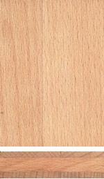 Holzmuster: Buche 3-Schichtplatte