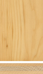 Holzmuster: 3-Schicht-Platte Zirbe