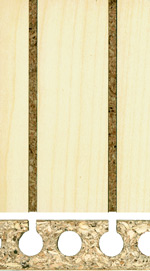 Holzmuster: Akustikplatte