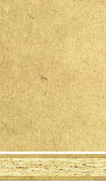 Holzmuster: Verbundplatte OSB mit MDF-Deck